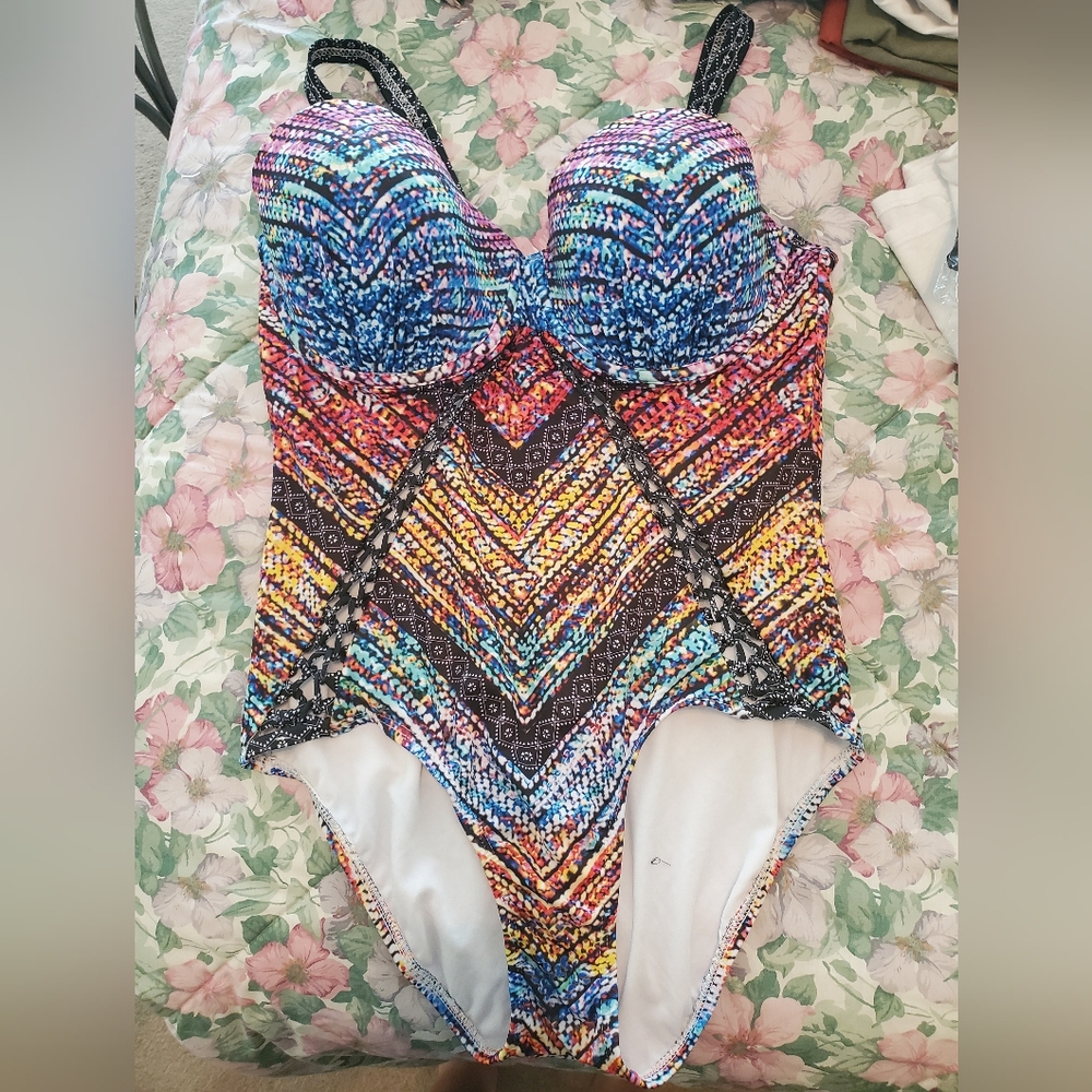 NWT "Swimsuits for All" One piece swimsuit